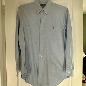 Ralph Lauren Men's Sky Blue Button-Down Shirt